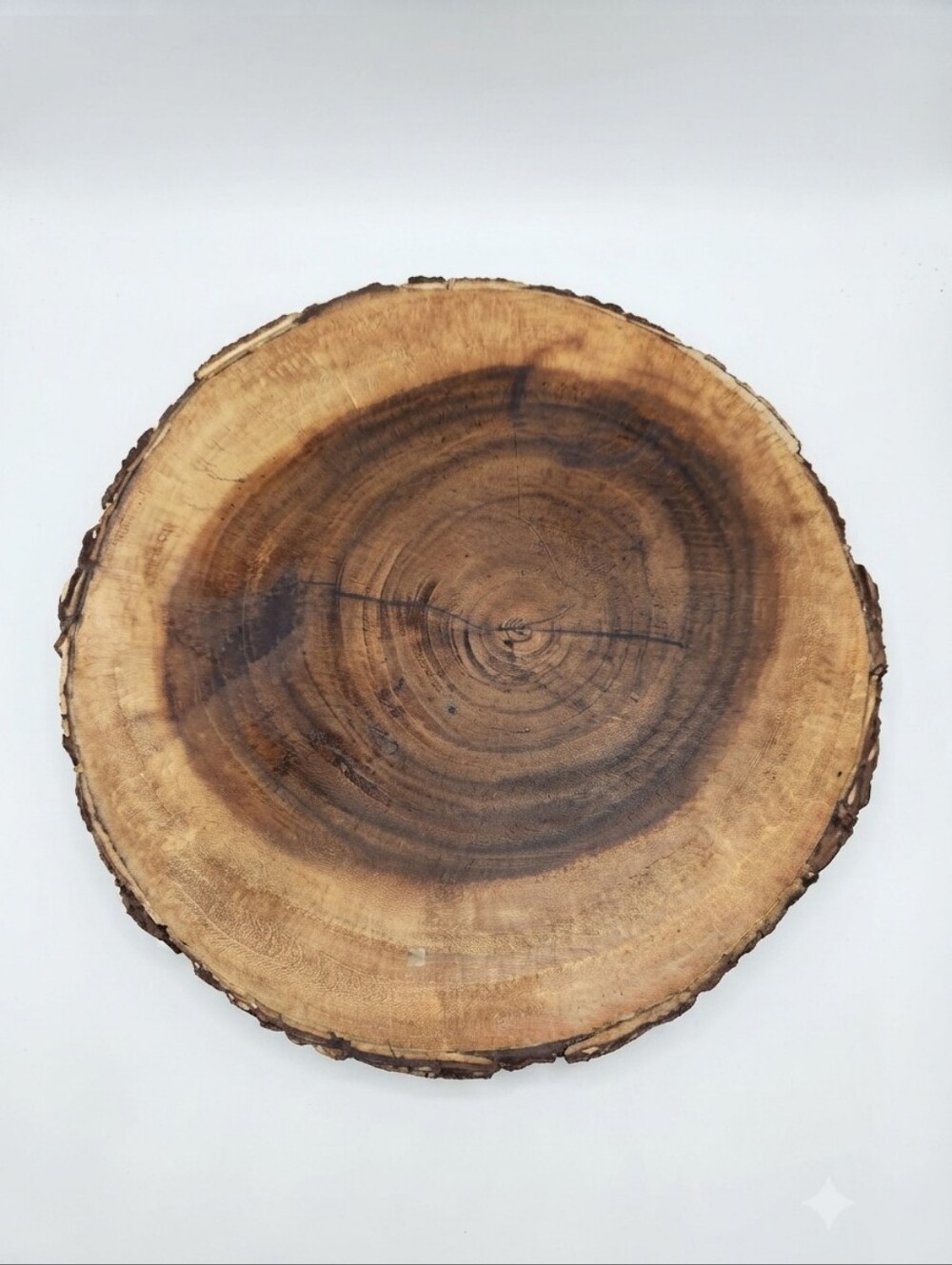 Threshold Target Wood Slice Centerpiece Live Edge Round Charger Tray Display Sta
